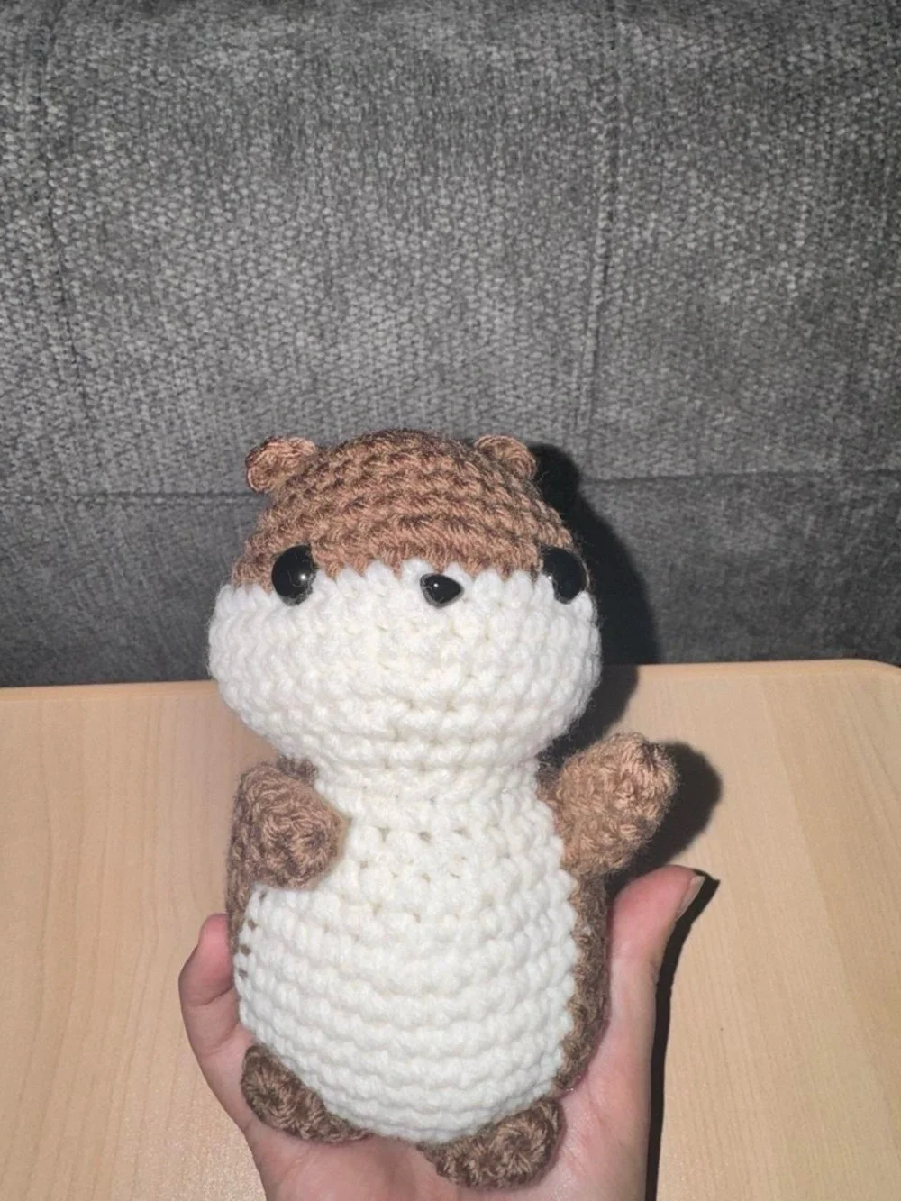 Handmade Plush Crochet Squirrel